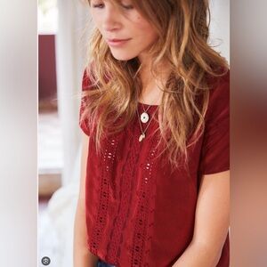 Sezane Ammy silk blouse, sz36 new with tag